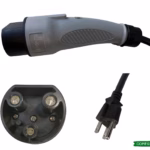 COMFGET 16.4 ft UL Listed Golf Cart Charging Power Cord Assembly for MadJax XSeries Storm, Star, Denago, Breezy EV, Replaces OEM# 2CR910, Heavy Duty Charge Cable