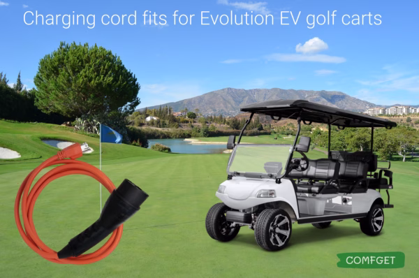 evolution icon advanced golf cart charging cord